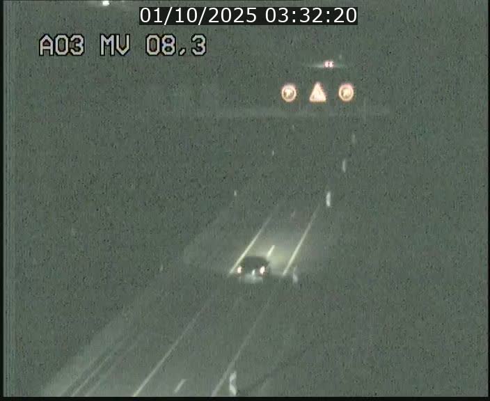 Webcam Autoroute après la Croix de Bettembourg en direction de Luxembourg sur l'A3
