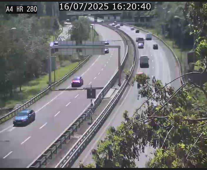 Webcam traffic A4 Luxembourg - BK 0.2 - P+R Bouillon (direction Luxembourg)