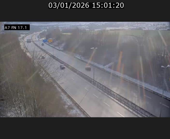 Caméra trafic Luxembourg - A7, Merscherbierg direction Mersch