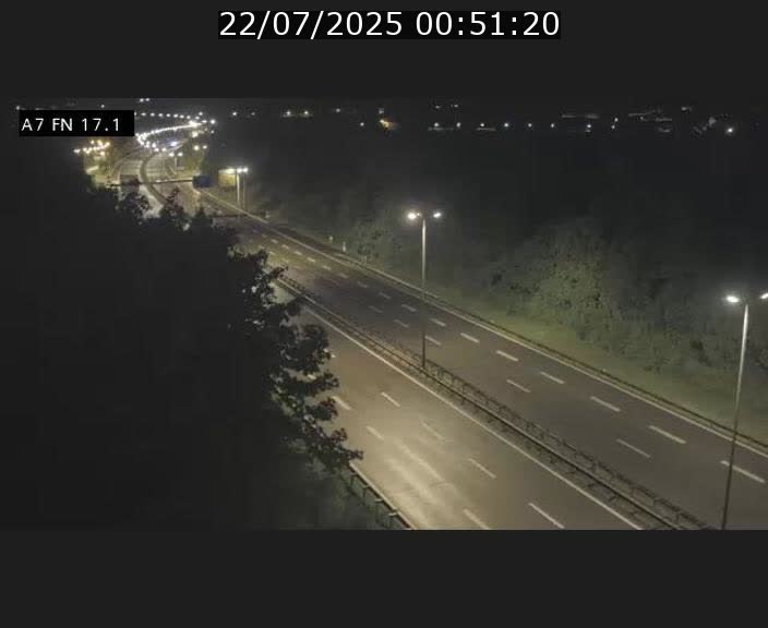 Caméra trafic Luxembourg - A7, Merscherbierg direction Mersch
