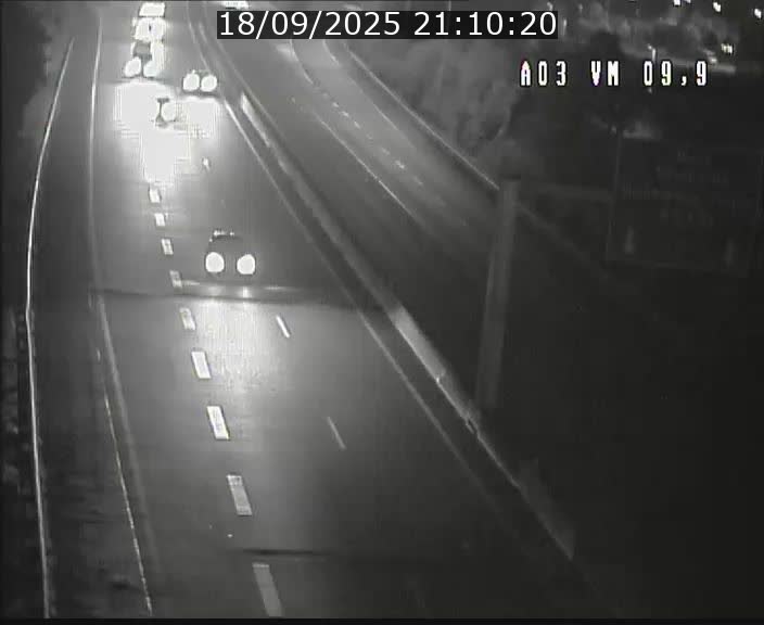 Webcam Autoroute à la Croix de Bettembourg - A3 - BK 9.9 - direction France