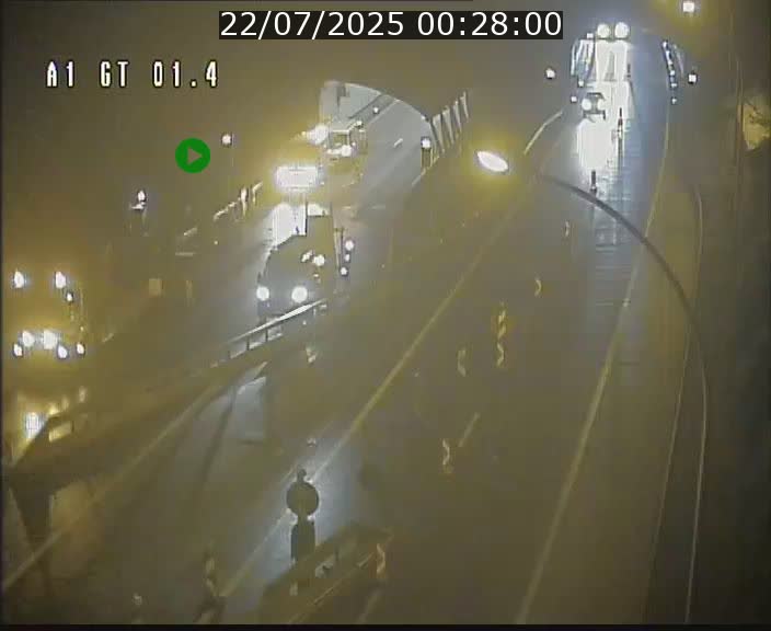 Traffic live webcam Luxembourg Hesperange - A1 direction Kirchberg - BK 1.4