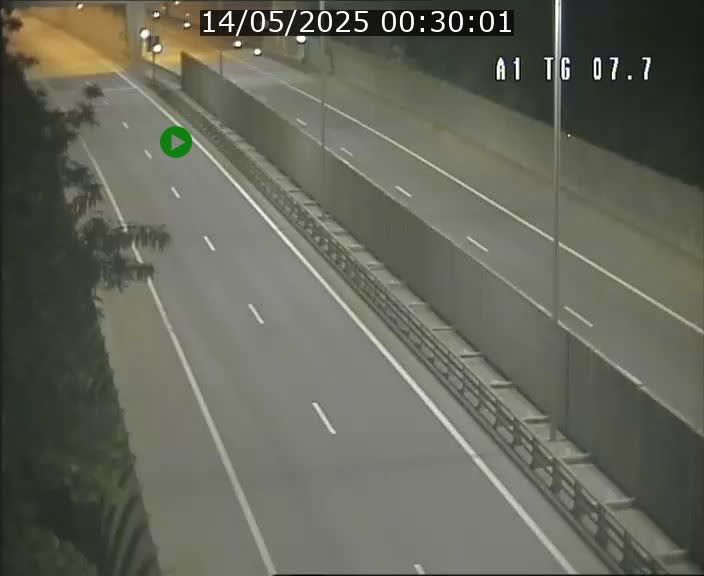 Traffic live webcam Luxembourg Kirchberg - A1 direction Luxembourg-ville - BK 7.7