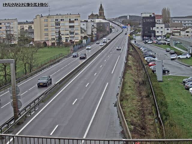 Caméra autoroute France - A31, Thionville direction Metz