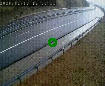 Caméra autoroutière France - A75, Engayresque, entre Millau et Séverac-le-Chateau, en direction de Montpellier