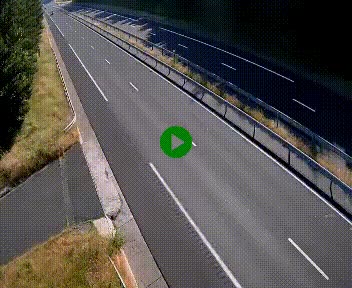 Caméra autoroute A75 à hauteur du col des Issartets en direction de Montpellier