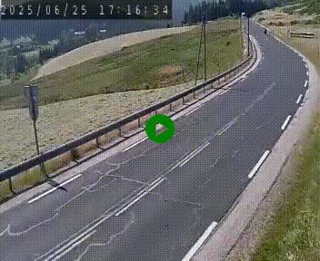Webcam routière au niveau du col de la Chavade en Ardèche, sur la N102 à 1266 mètres d'altitude