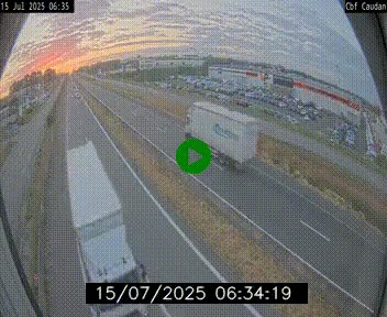 Webcam sur la N165 à hauteur de Caudan, dans le Morbihan.
