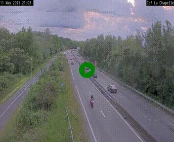 Webcam sur le périphérique de Nantes (N844) à hauteur de Porte de la Chapelle, au nord de la ville