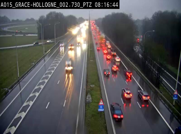 Caméra trafic Belgique - Grâce-Hollogne - E42, jonction avec A604, direction Loncin/Aéroport de Liège -  BK 3.2
