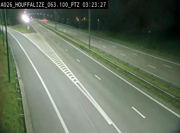 Caméra autoroute Belgique - Houffalize, E25 direction Liège