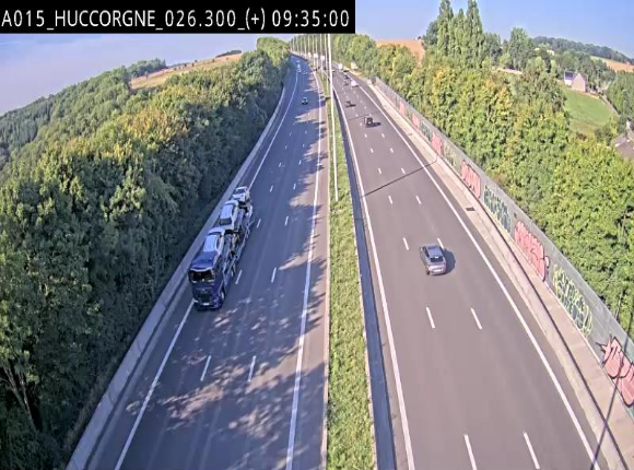 Webcam autoroute Belgique - Viaduc de Huccorgne - E42 