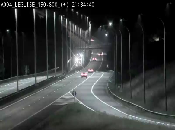 Caméra autoroute Belgique - Côte de Léglise, E411(A4) direction Luxembourg