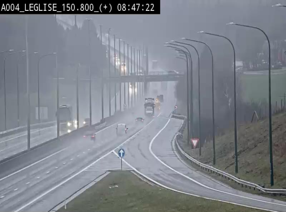 Caméra autoroute Belgique - Côte de Léglise, E411(A4) direction Luxembourg