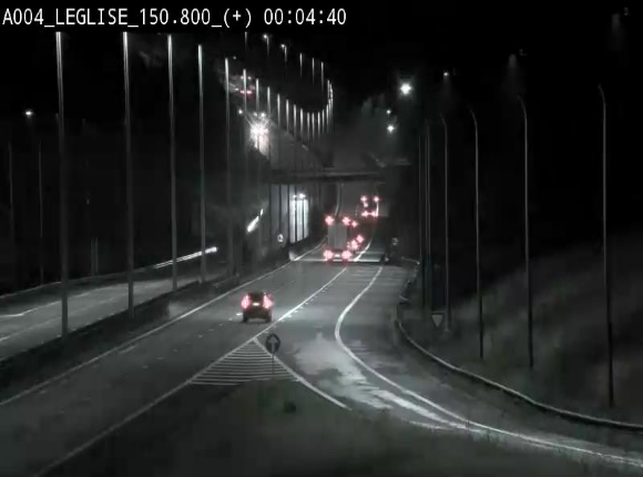 Caméra autoroute Belgique - Côte de Léglise, E411(A4) direction Luxembourg