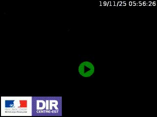 Webcam au niveau du col de Bois Clair à hauteur de Cluny sur la N79. Vue orientée vers Mâcon