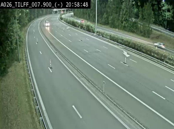 Webcam autoroute A26/E25 à Esneux, en Belgique en direction Luxembourg - BK 7.9