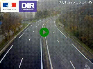 Caméra sur la Nationale 90 (N90) à La Léchère, en direction et à proximité d'Albertville