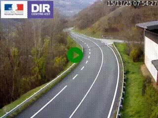 Caméra trafic sur la N90 à Bourg-Saint-Maurice, en provenance d'Aoste et en direction d'Albertville