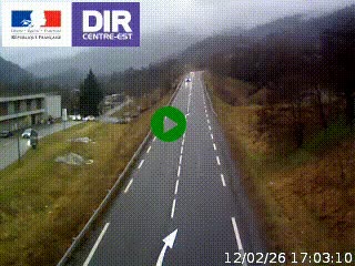 Web cam sur la N90 à Aime, en provenance de Bourg-Saint-Maurice et en direction d'Albertville