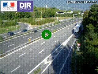 Caméra routière à hauteur de la sortie 15 Chambéry-centre au PK 4,103 en direction d'Albertville