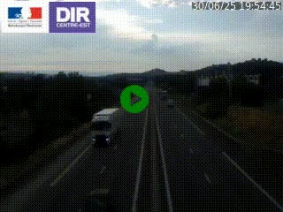 Caméra autoroute à Saint-Etienne (Les Littes) à hauteur du Ikea Saint-Etienne sur l'A72 en direction de Roanne