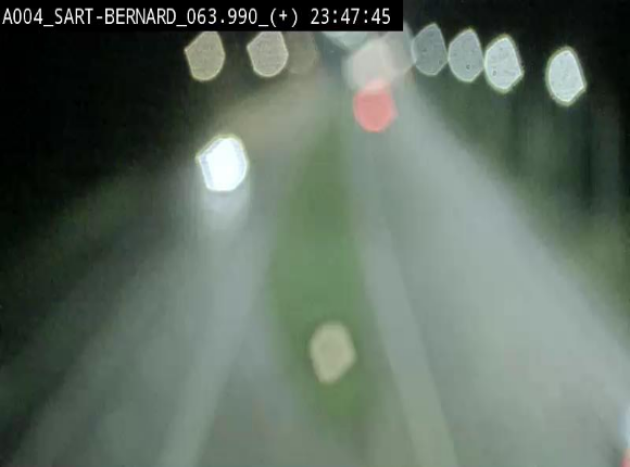 Webcam sur l'E411 à hauteur de la jonction avec la N4 à la sortie de Namur. Vue orientée vers Luxembourg