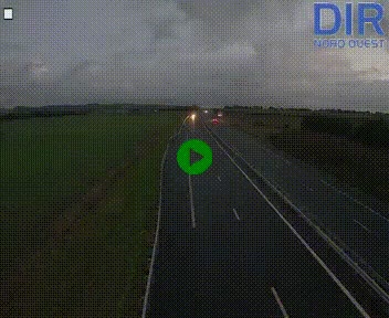 Webcam sur A84 à hauteur de l'échangeur de Poilley avec la N175, au sud d'Avranches