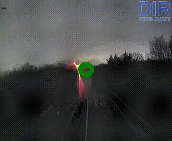 Webcam sur le périphérique de Caen (N814) à l'est de la ville, à Mondeville hauteur de la sortie 2, Presqu'île-Rives de l'Orne, au bout de l'autoroute A13