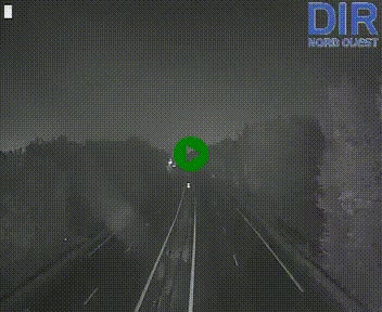 Webcam sur le périphérique de Caen (N814) à l'est de la ville, à Mondeville hauteur de la sortie 2, Presqu'île-Rives de l'Orne, au bout de l'autoroute A13