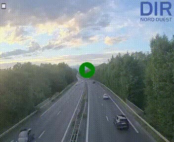 Webcam sur le périphérique de Caen (N814) à l'est de la ville, à Mondeville hauteur de la sortie 2, Presqu'île-Rives de l'Orne, au bout de l'autoroute A13