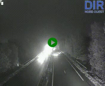 Webcam sur le périphérique de Caen (N814) à l'est de la ville, à Mondeville hauteur de la sortie 2, Presqu'île-Rives de l'Orne, au bout de l'autoroute A13