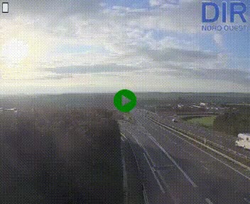Webcam au début de l'A84 sur le périphérique Ouest de Caen (N814) à hauteur de la sortie 9, Porte de Bretagne