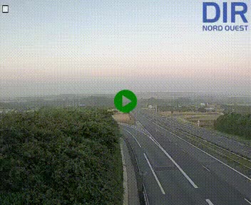 Webcam au début de l'A84 sur le périphérique Ouest de Caen (N814) à hauteur de la sortie 9, Porte de Bretagne