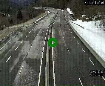 Webcam L'Hospitalet-près-l'Andorre sur N20, en direction d'Andorre
