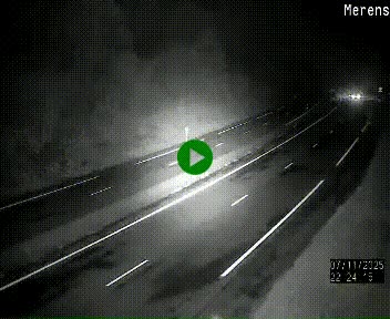 Webcam dans les Pyrénées à hauteur de Mérens-les-Vals sur N320, en direction de Pas de la Casa (Andorre)
