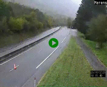 Webcam Ax-les-Thermes sur N20, en direction d'Andorre