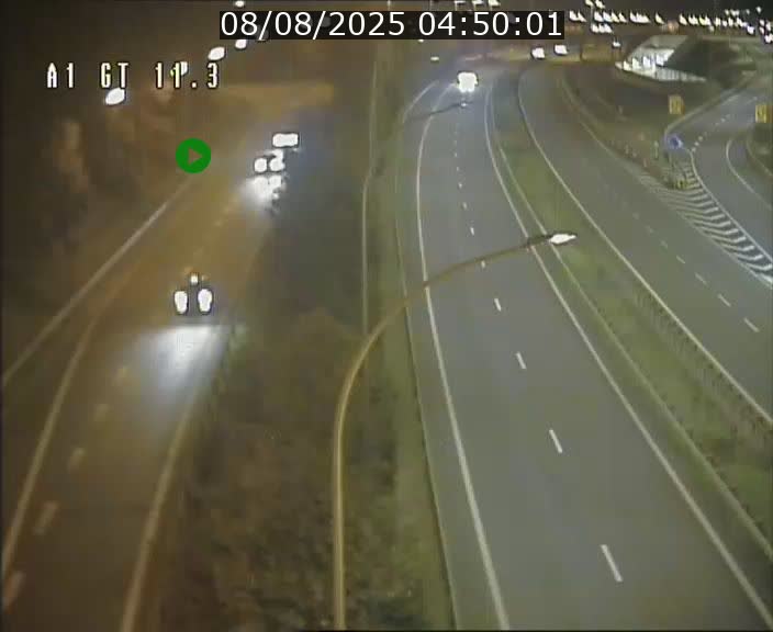 Traffic live webcam Luxembourg Senningerberg - A1 direction Allemagne - BK 11.3