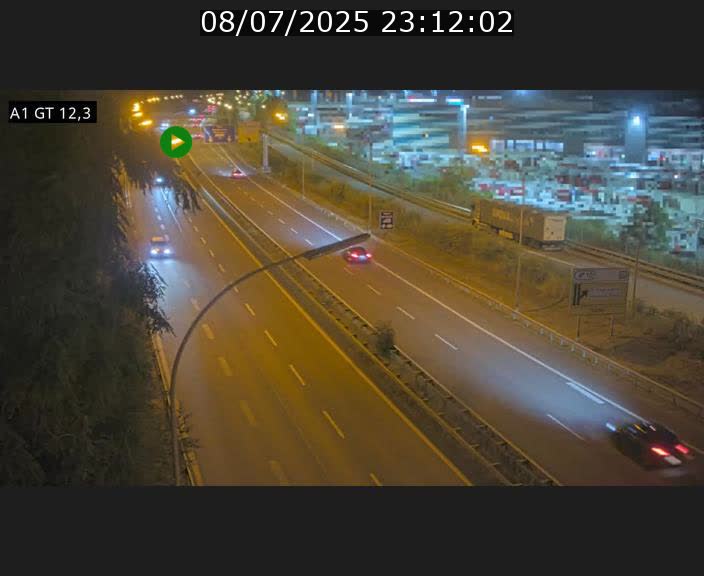 Traffic live webcam Luxembourg Senningerberg - A1 direction Allemagne - BK 12.3