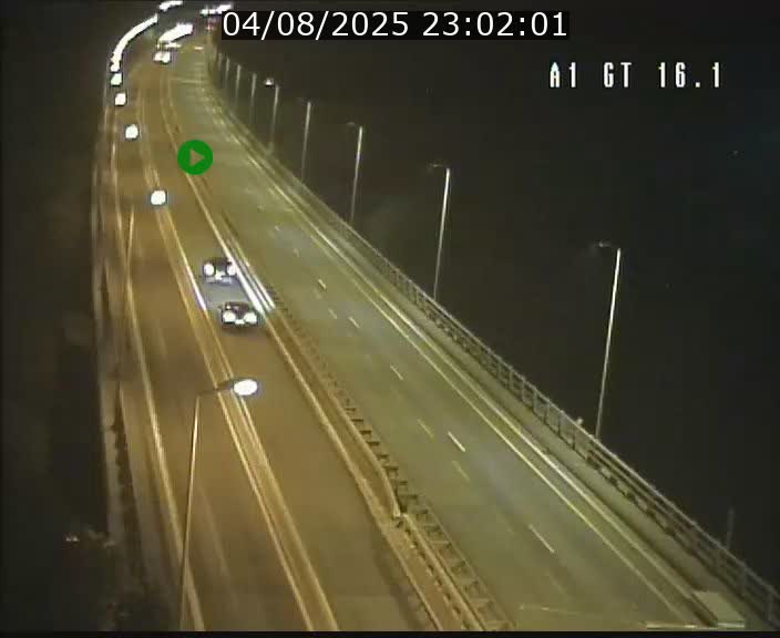 Traffic live webcam Luxembourg Niederanven - A1 direction Allemagne - BK 16.1