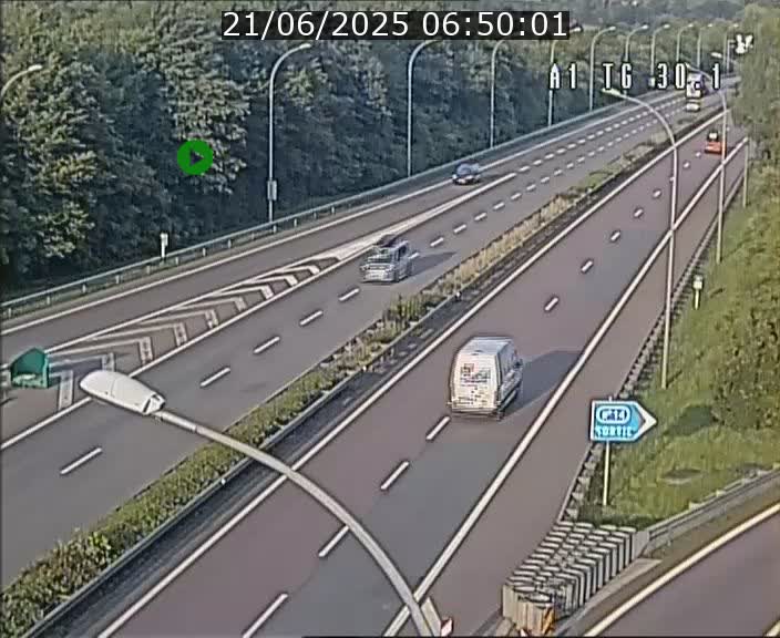 Traffic live webcam Luxembourg Grevenmacher - A1 direction Luxembourg - BK 30.1
