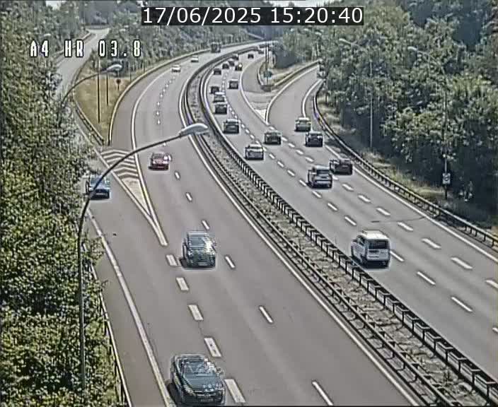 Webcam traffic A4 Luxembourg - BK 3.8 - Leudelange (direction Esch sur Alzette)