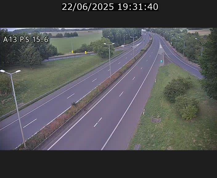 Traffic live webcam Luxembourg Kayl - A13 direction Dudelange - BK 15.6