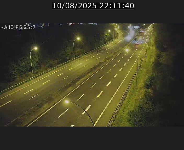 Traffic live webcam Luxembourg Frisange - A13 direction Allemagne - BK 26