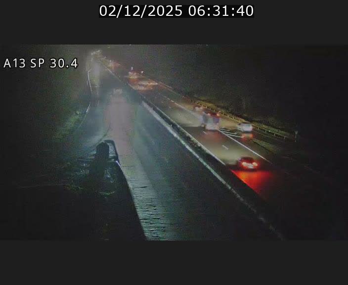 Traffic live webcam Luxembourg Altwies - A13 direction Luxembourg-ville - BK 30.4