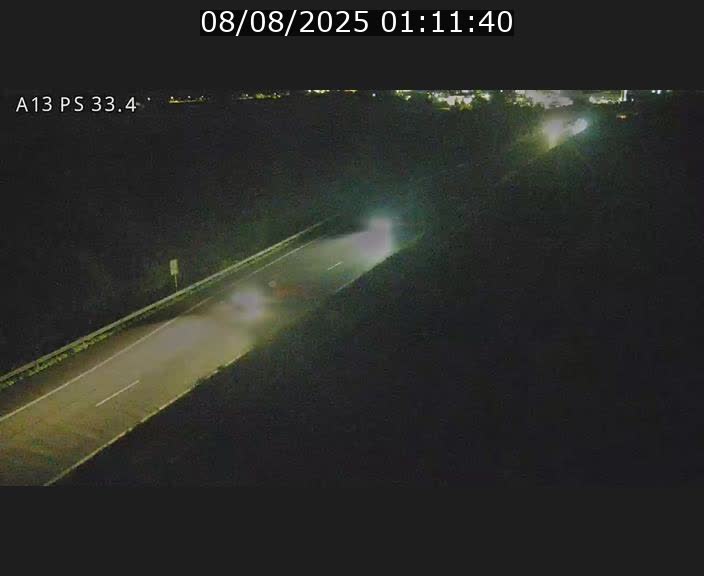 Webcam trafic sur A13 à hauteur de Mondorf-les-Bains en direction d'Altwies