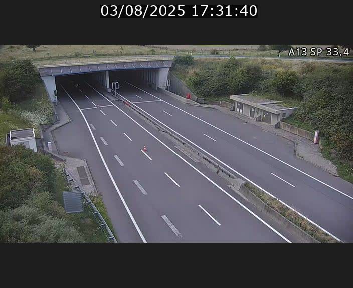 Webcam trafic sur A13 à hauteur d'Altwies en direction de Mondorf-les-bains et en provenance de l'Allemagne