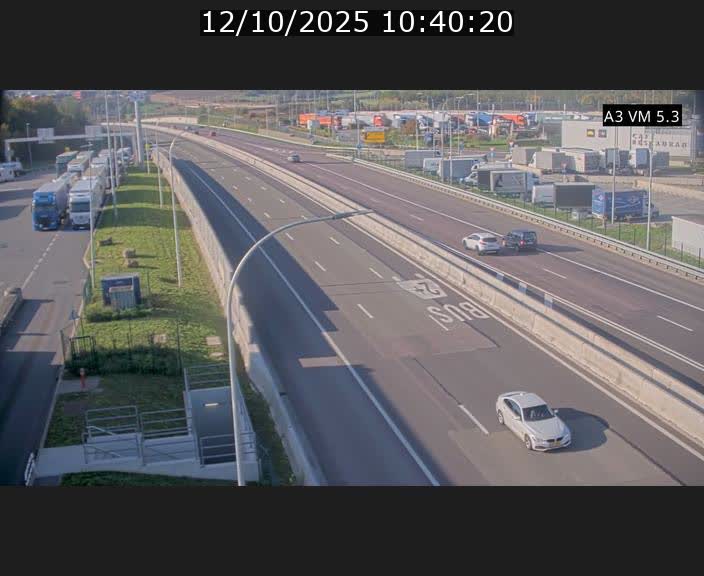 Traffic live webcam Luxembourg Aire de Berchem - A3 - BK 5 - direction France