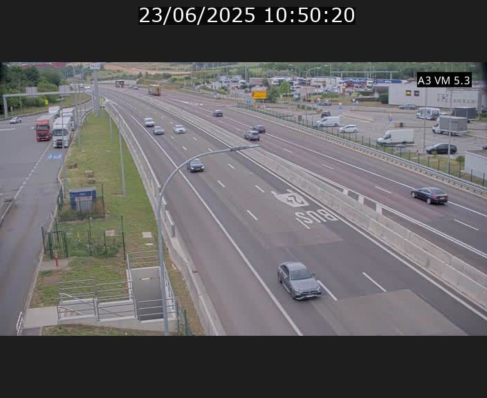Traffic live webcam Luxembourg Aire de Berchem - A3 - BK 5 - direction France