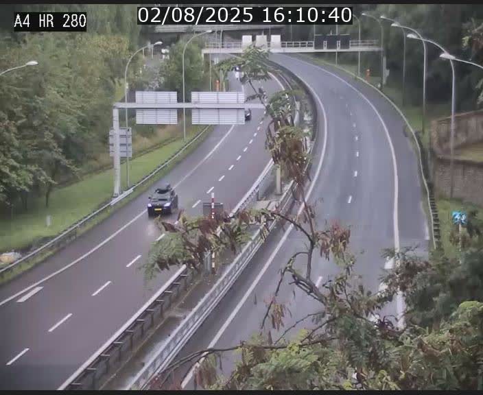 Webcam traffic A4 Luxembourg - BK 0.2 - P+R Bouillon (direction Luxembourg)